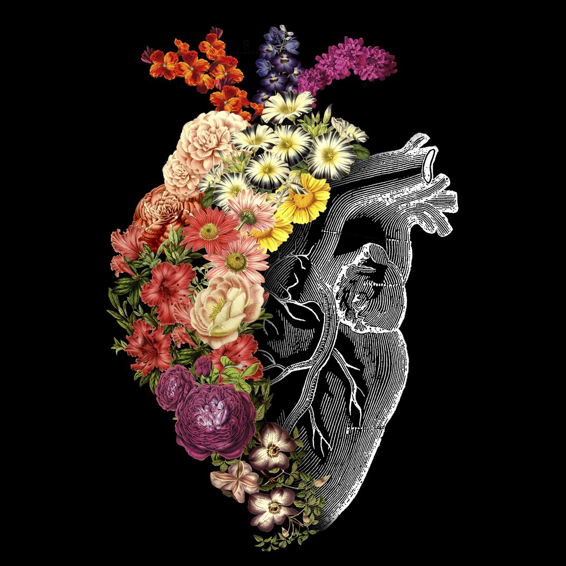 Flower Heart Spring artwork